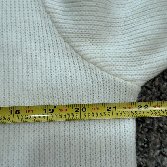 Vintage Traditions White Floral Cardigan Top Button Pretty Fun Large L - Picture 5 of 6